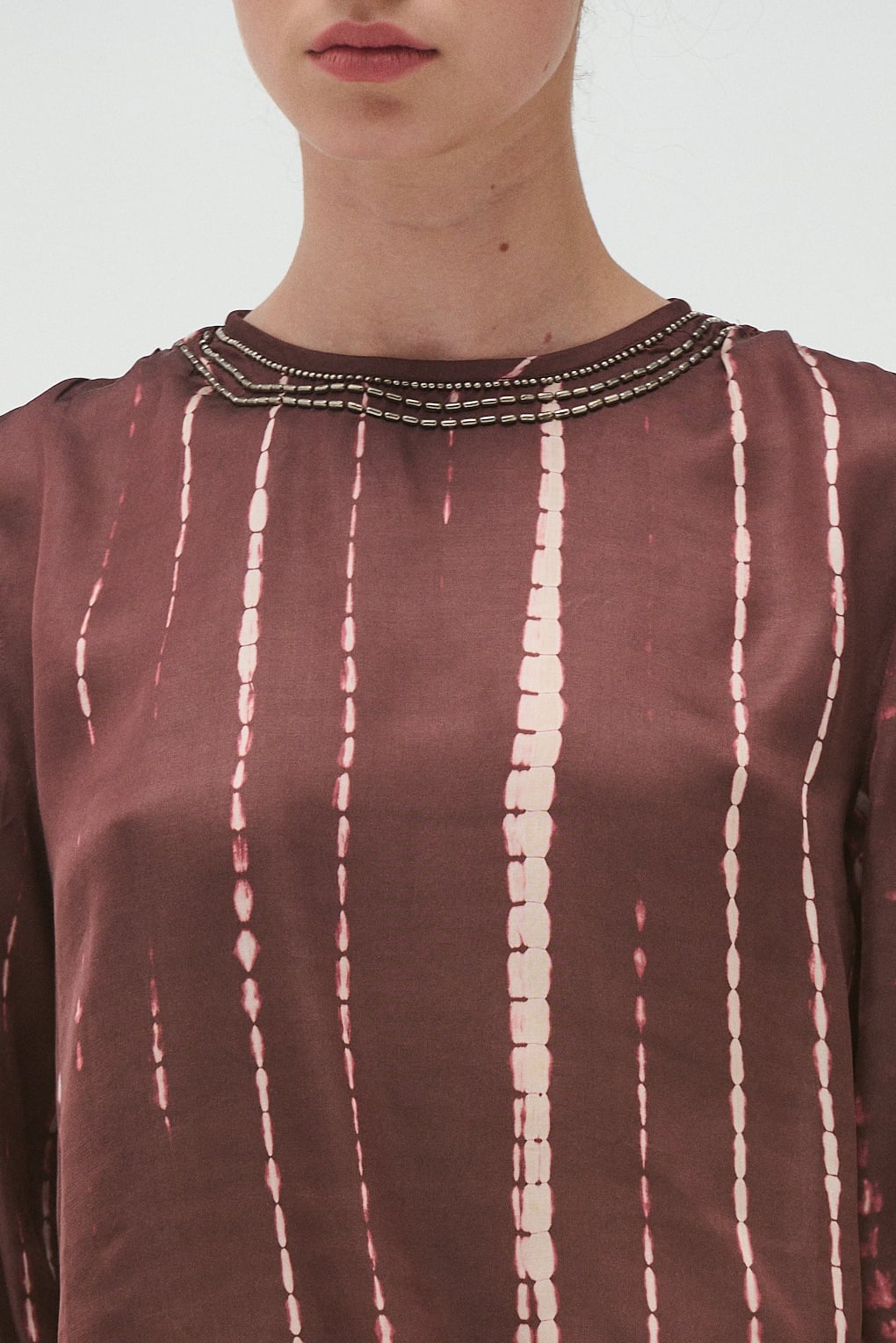 blusa viscos ruffled