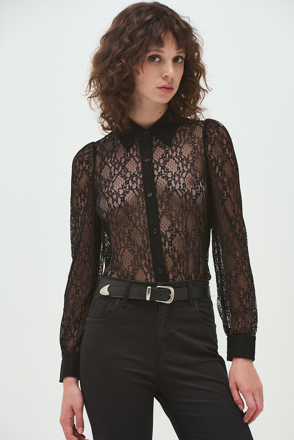 camisa encaje