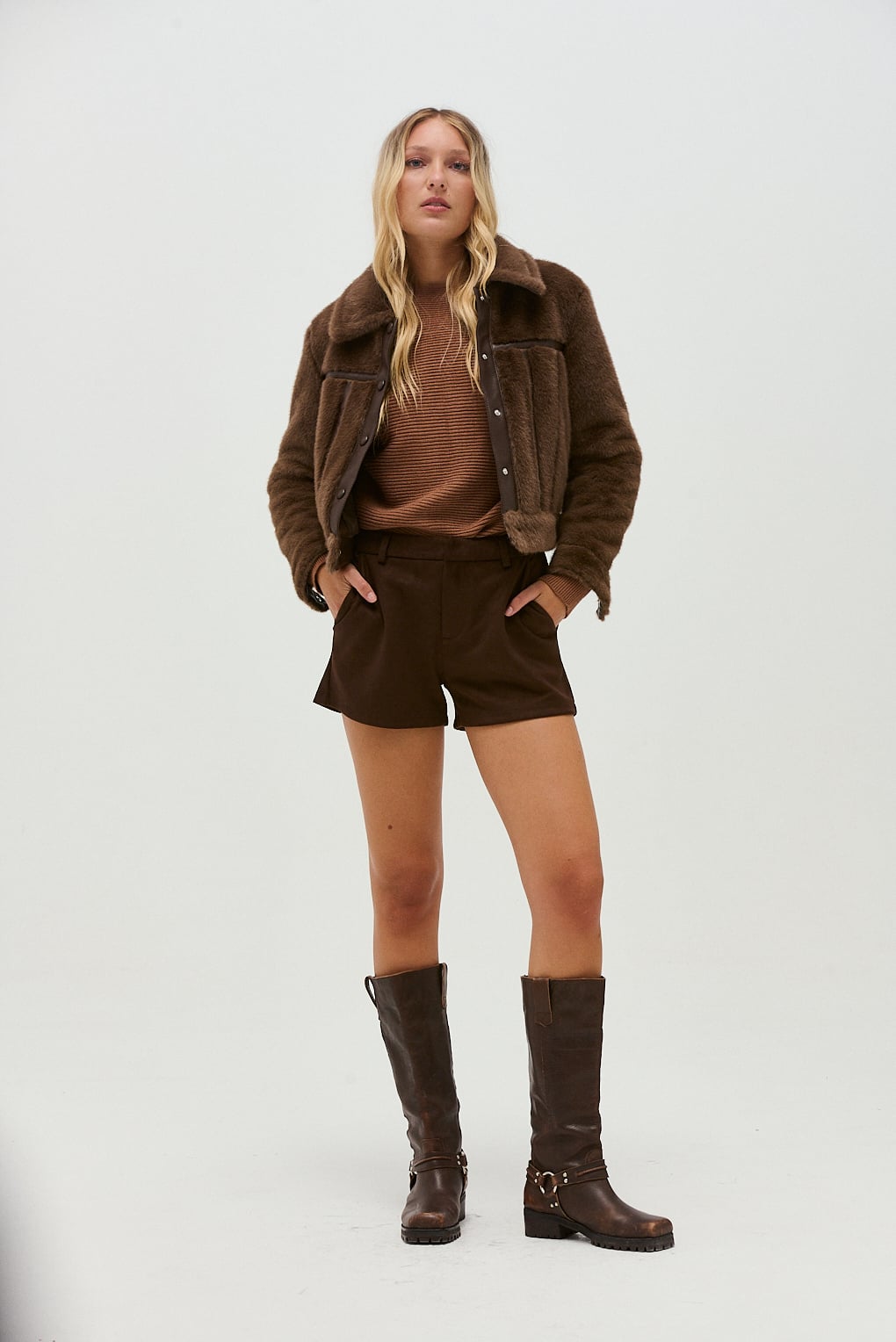 short suede