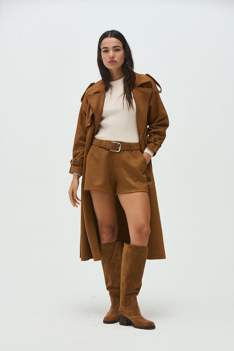short suede