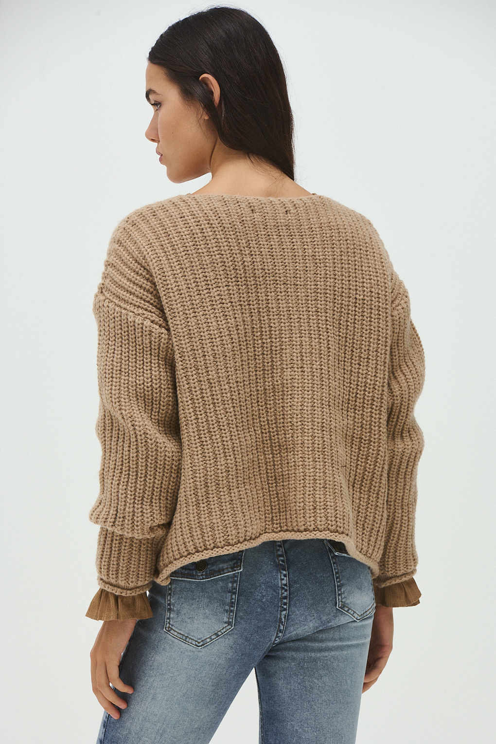 cardigan de hilo