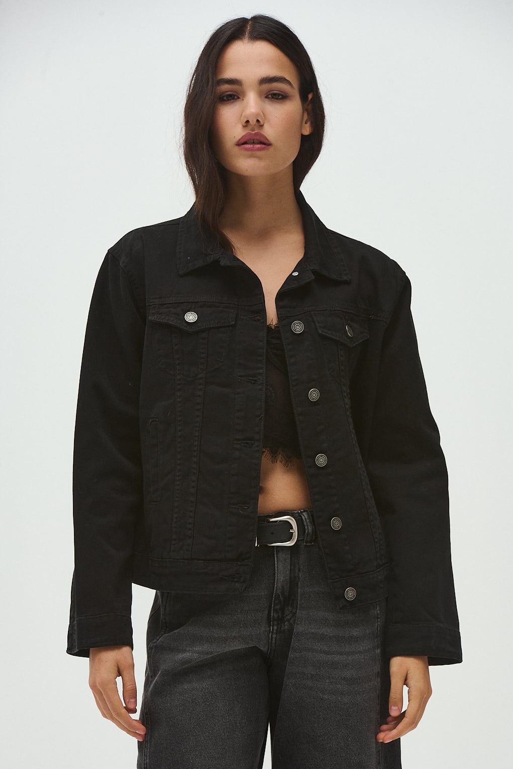 campera denim mujer
