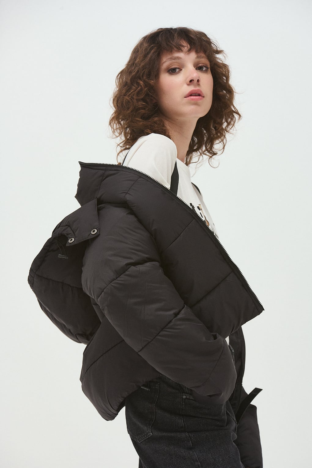 campera corta acolchada