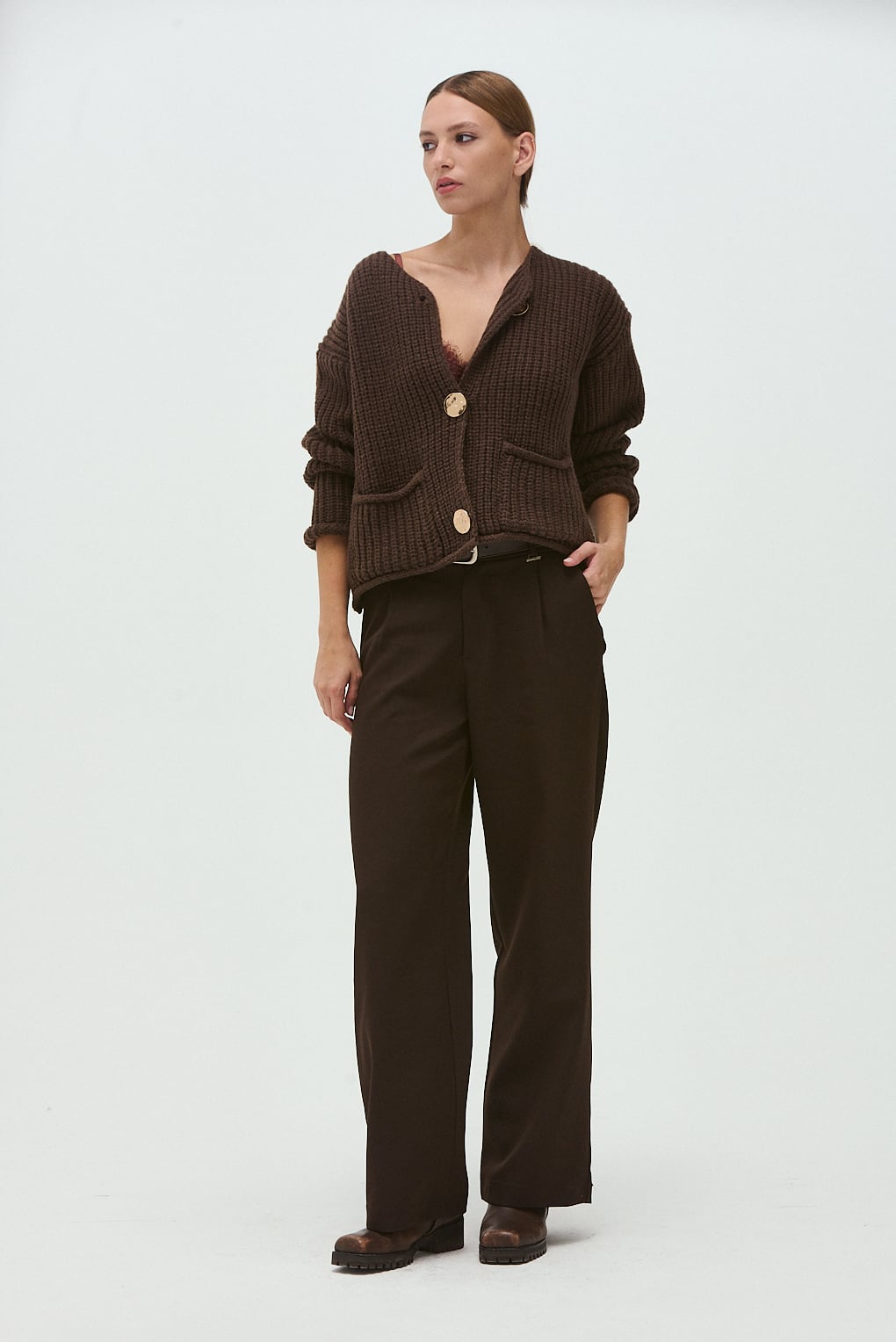 cardigan de hilo