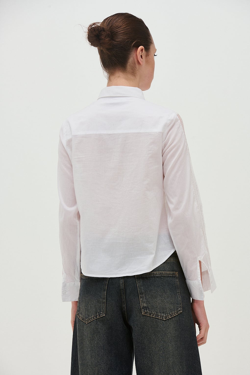 camisa encaje mujer