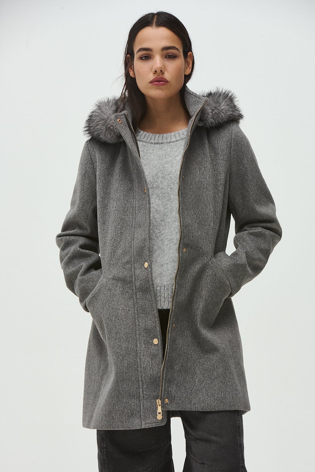 Tapado gris desmontable