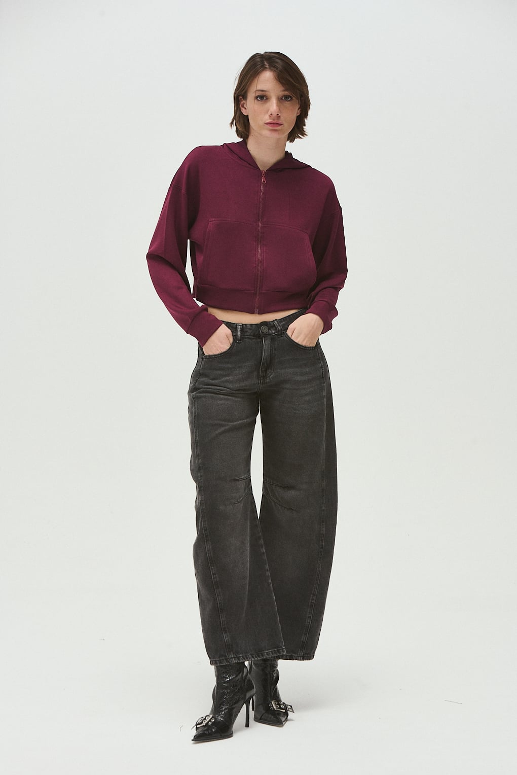 campera capucha