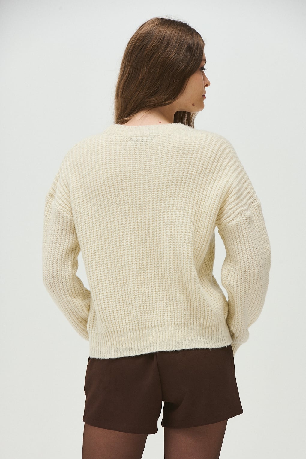 Cardigan tejido strass