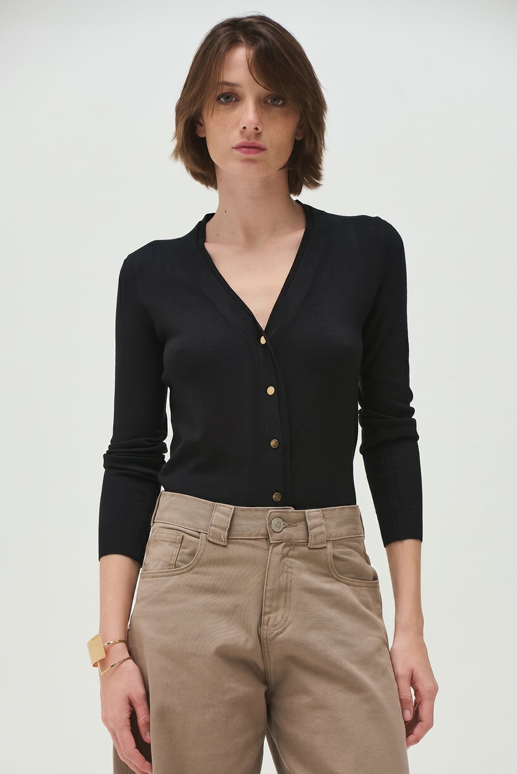cardigan tejido