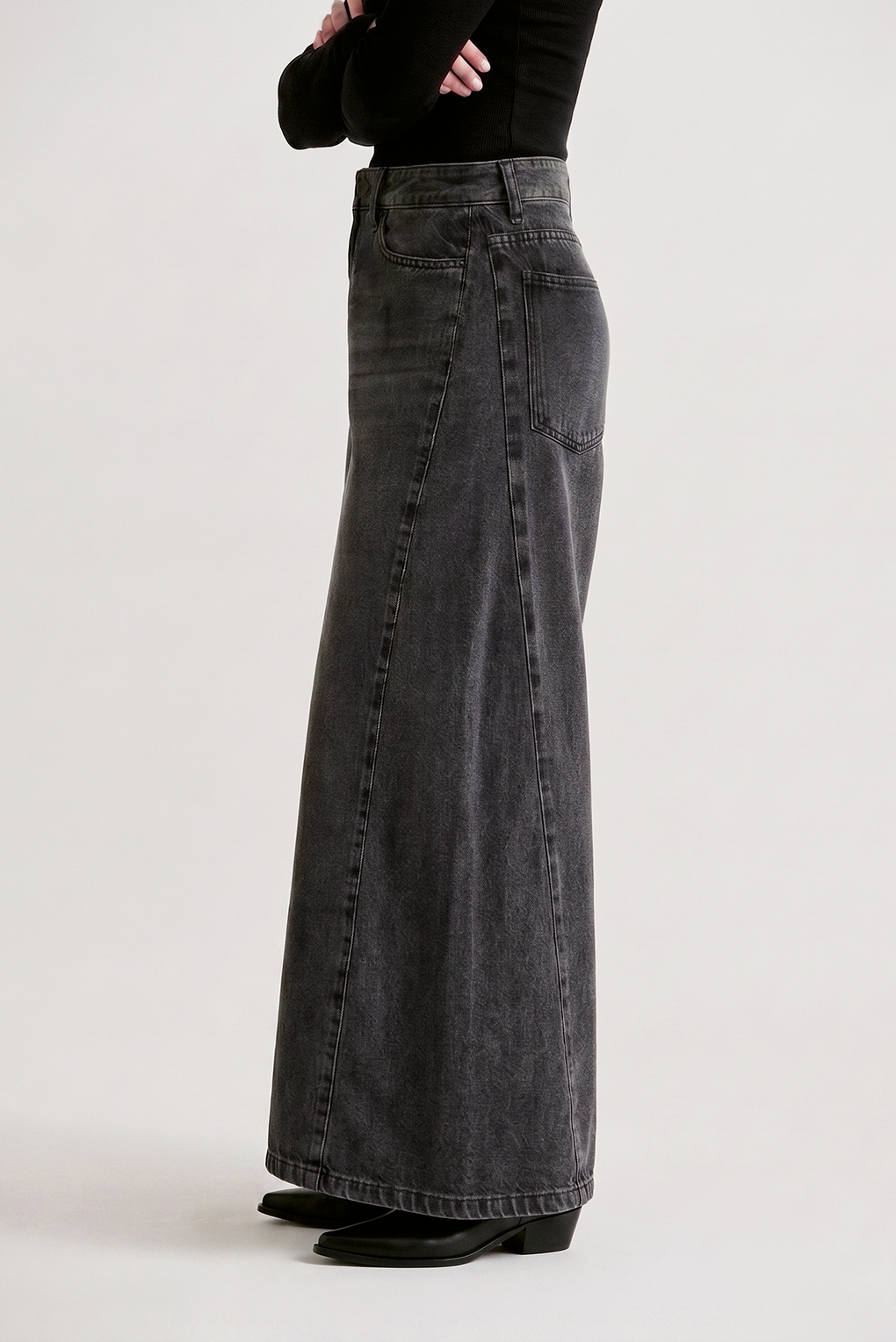 Jean wide leg negro